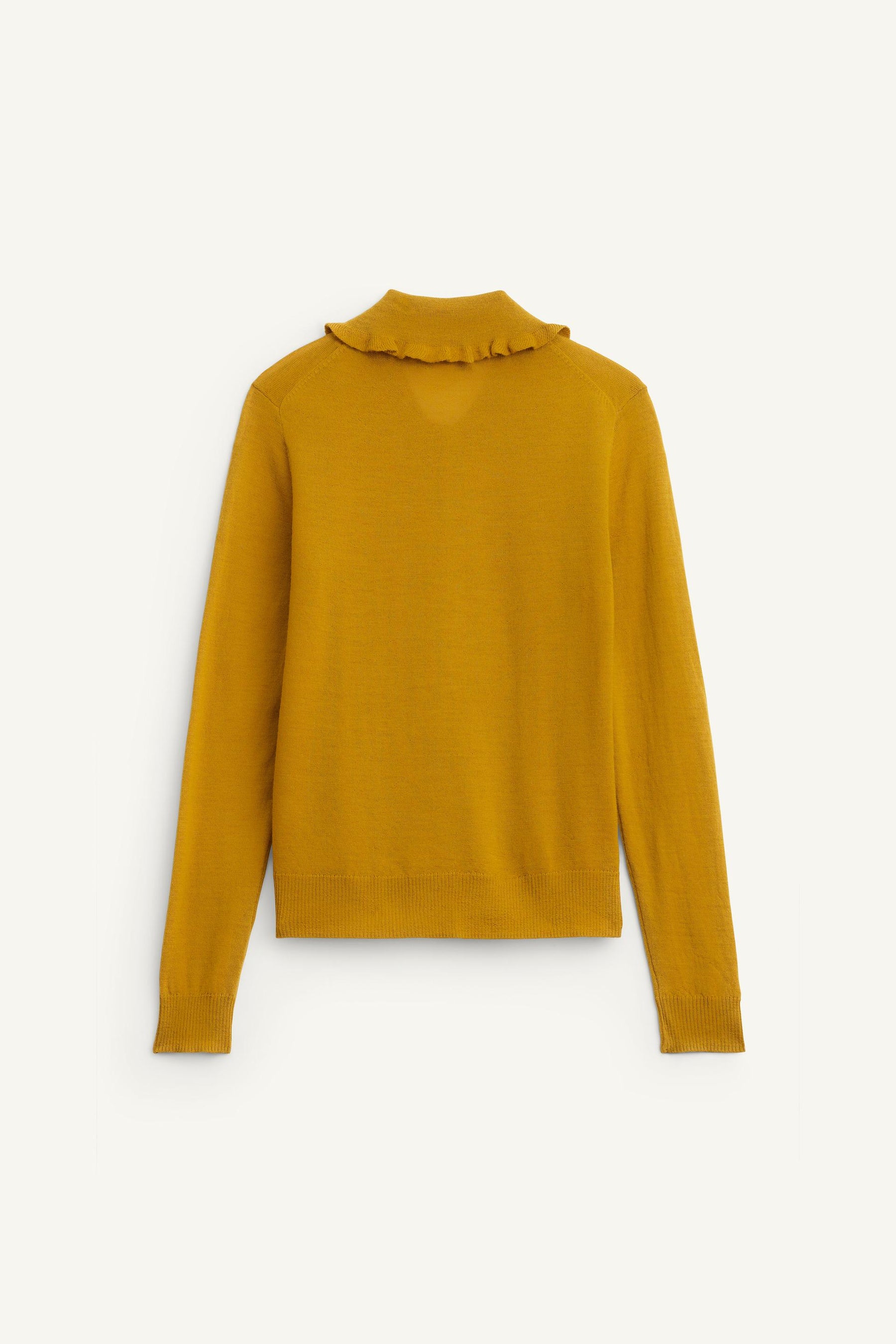 100% WOOL RUFFLED JACKET