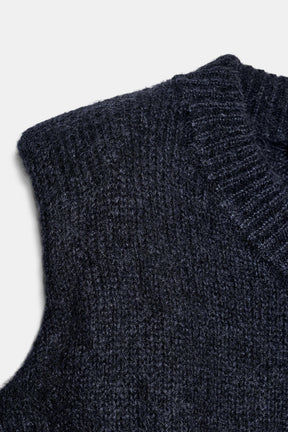 WOOL AND ALPACA WAISTCOAT WITH SHOULDER PADS - Image 7