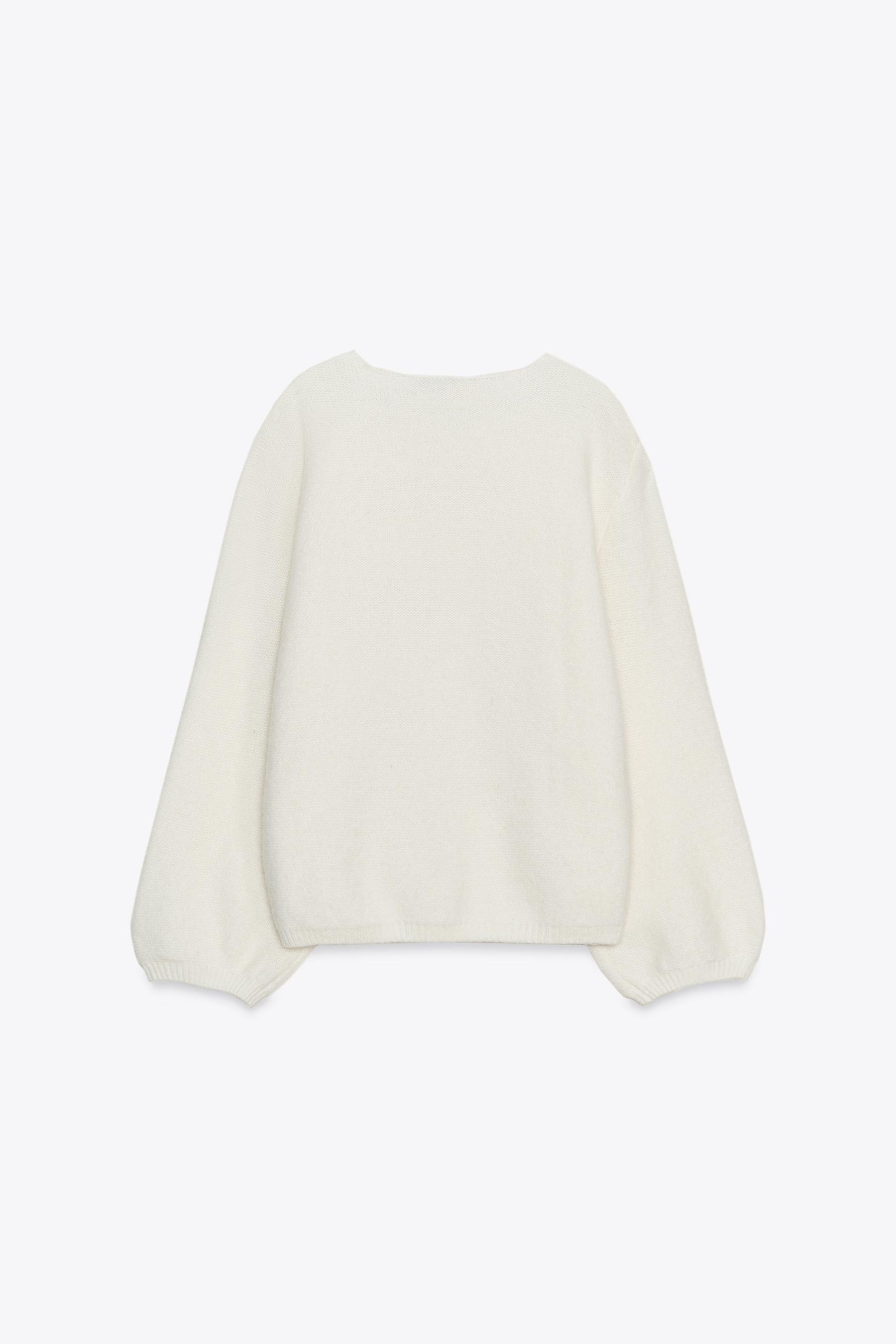 Wool Puff Sleeve Jumper