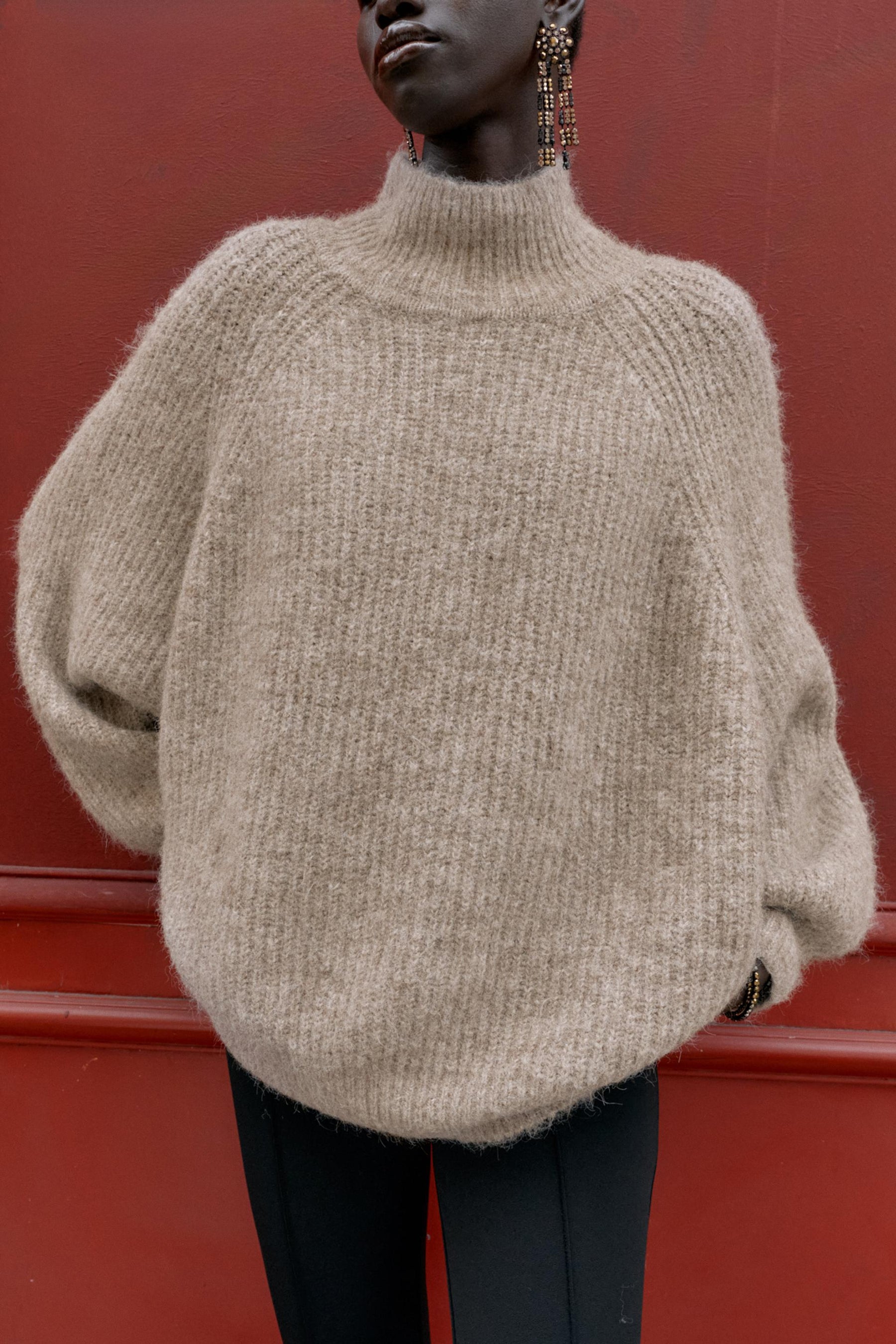 WIDE KNIT JUMPER