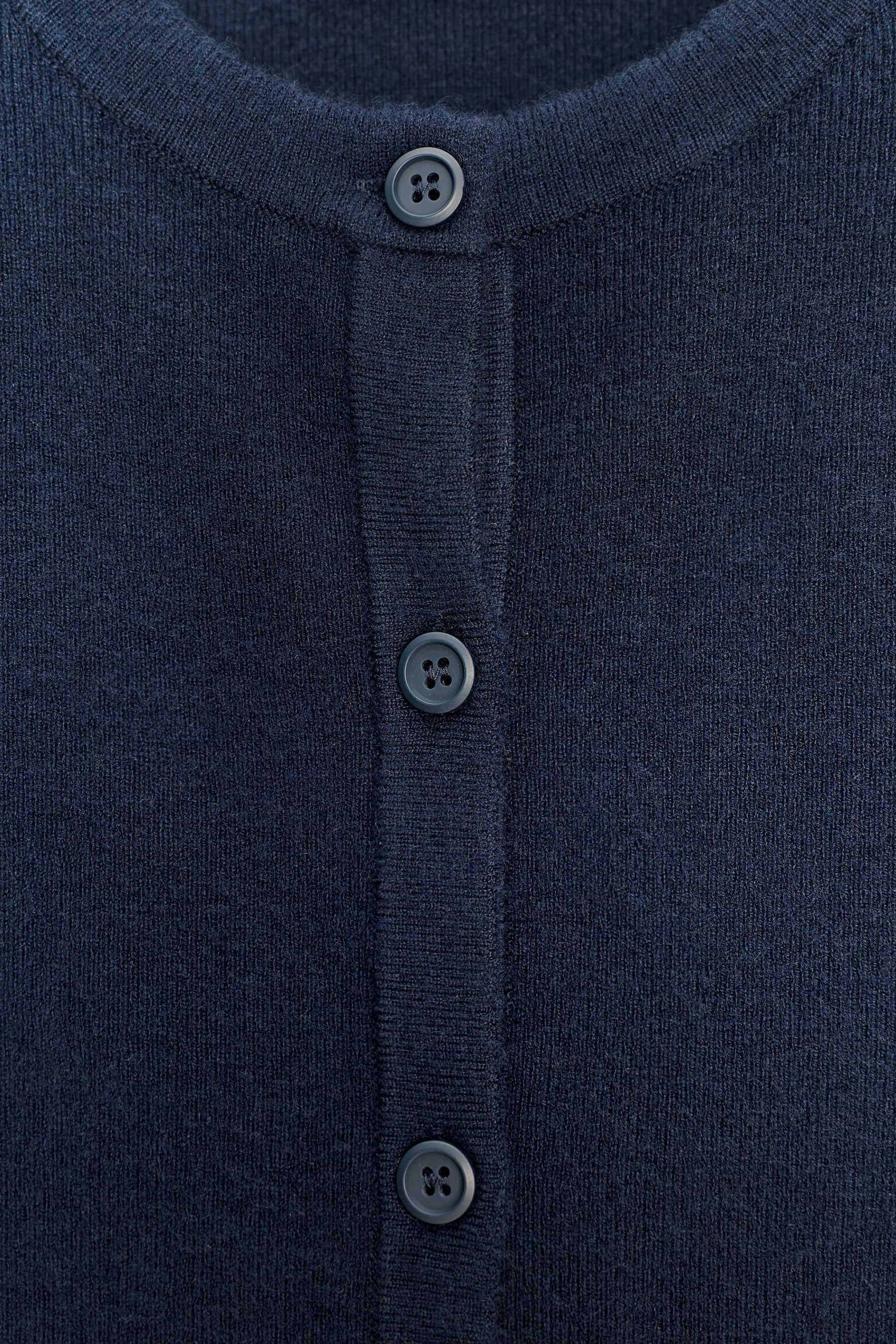 BASIC KNIT CARDIGAN WITH BUTTONS - Image 7