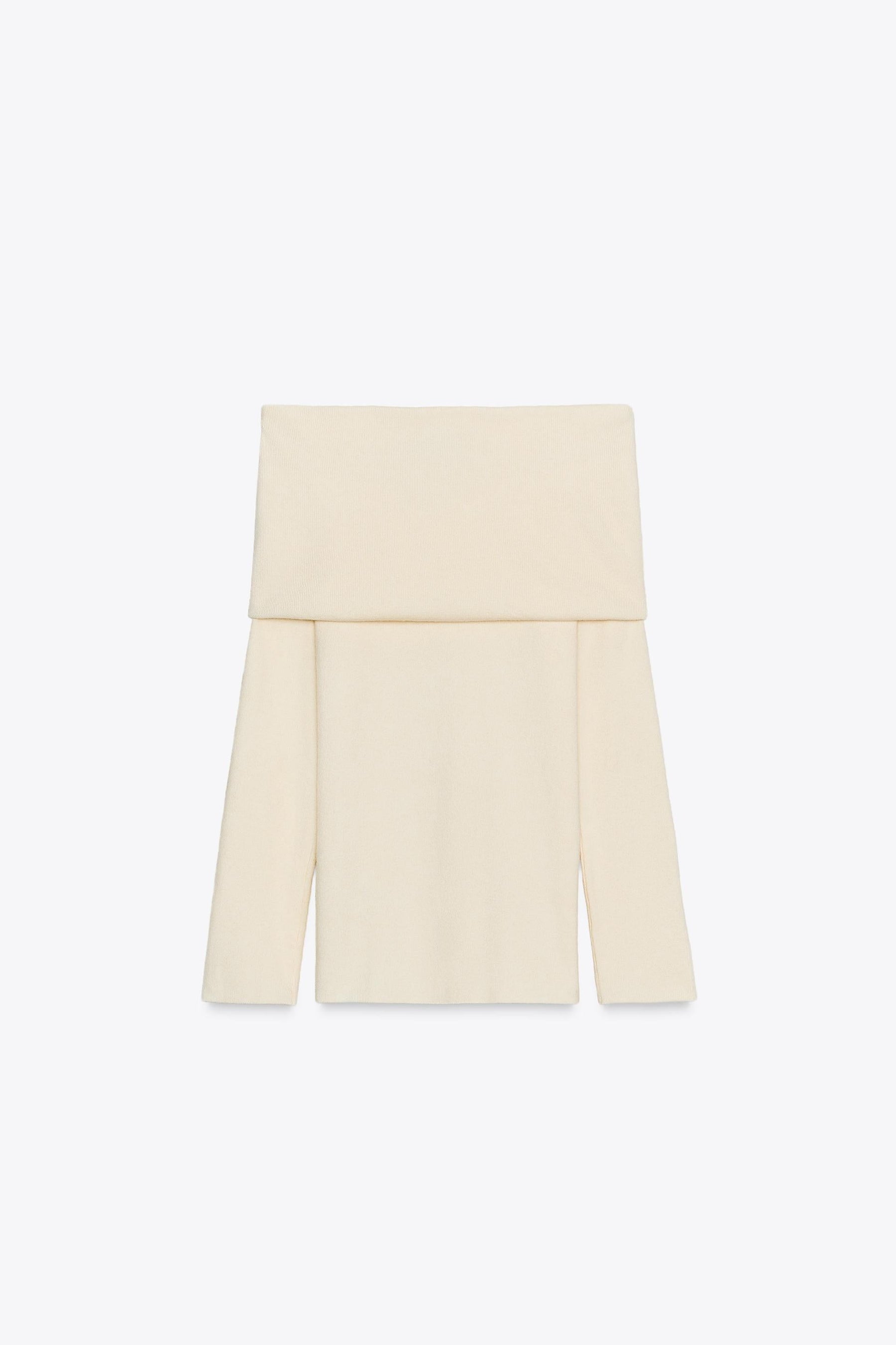 STRAPLESS KNIT TOP