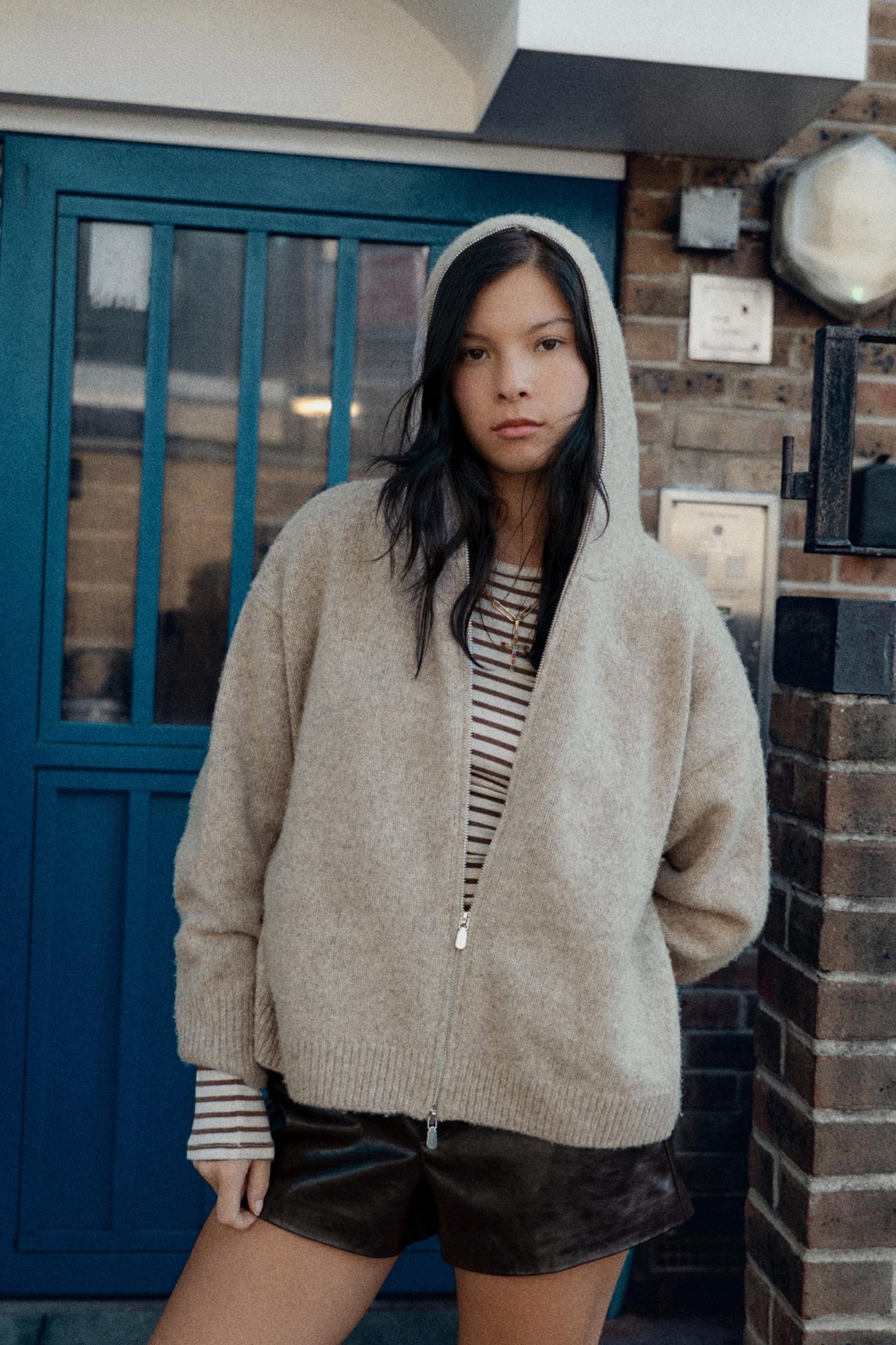 Wool Hooded Sweatshirt