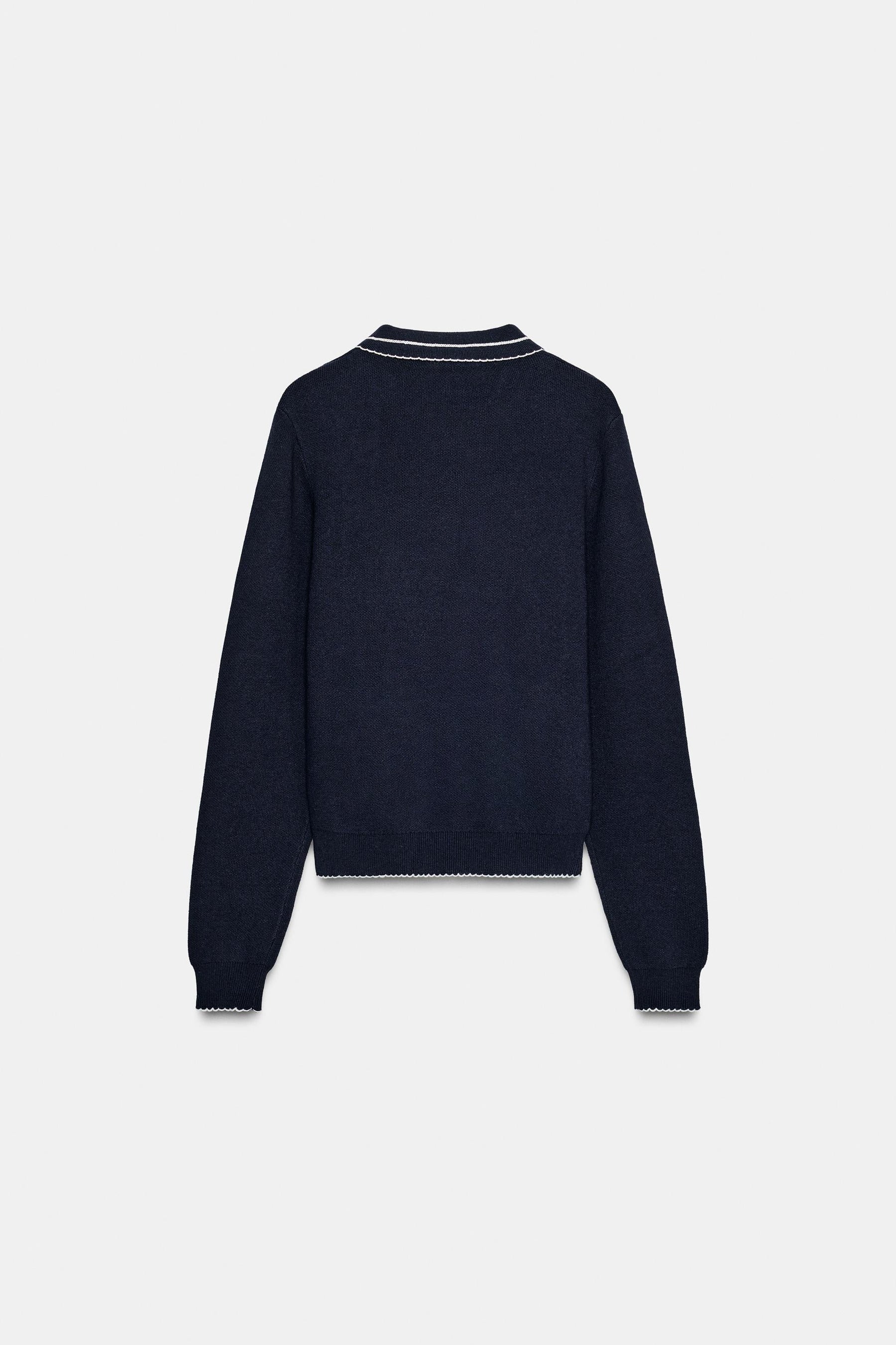 Knit Polo Shirt with