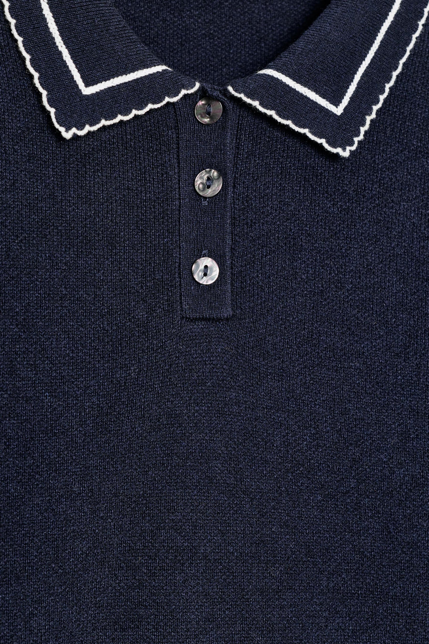 Knit Polo Shirt with