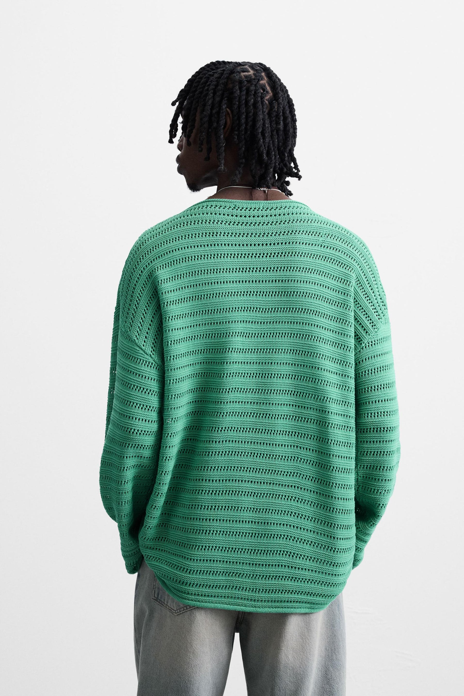 TEXTURED KNIT SWEATER - Image 3