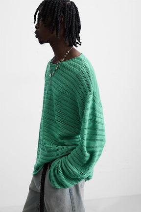TEXTURED KNIT SWEATER - Image 6