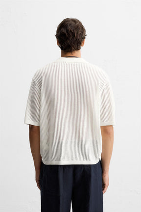 KNIT LACE SHIRT - Image 3