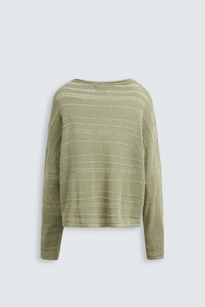 STRIPED JACQUARD SWEATER - Image 9