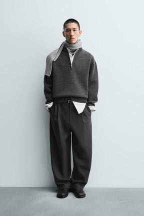 QUARTER-ZIP JUMPER - Image 1