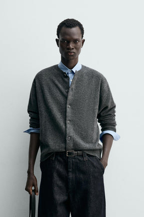 Lässiger Wollcardigan