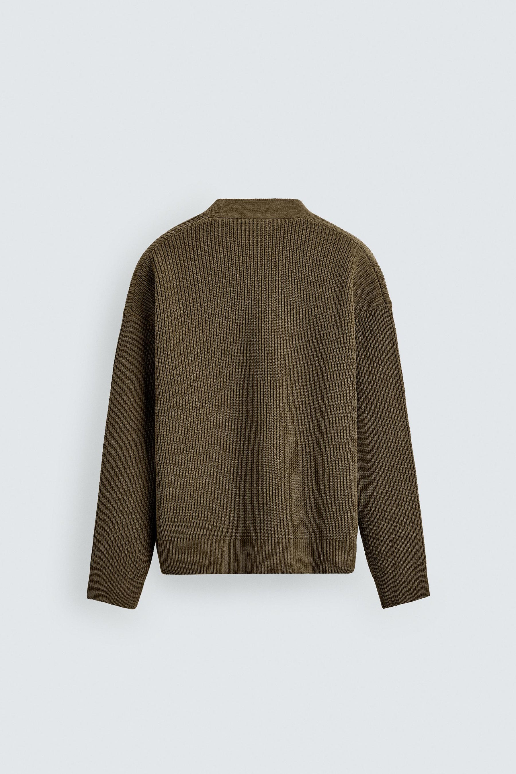 Textured Relaxed Cardigan