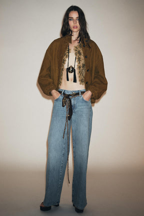 LEATHER BOMBER JACKET LIMITED EDITION - Image 1