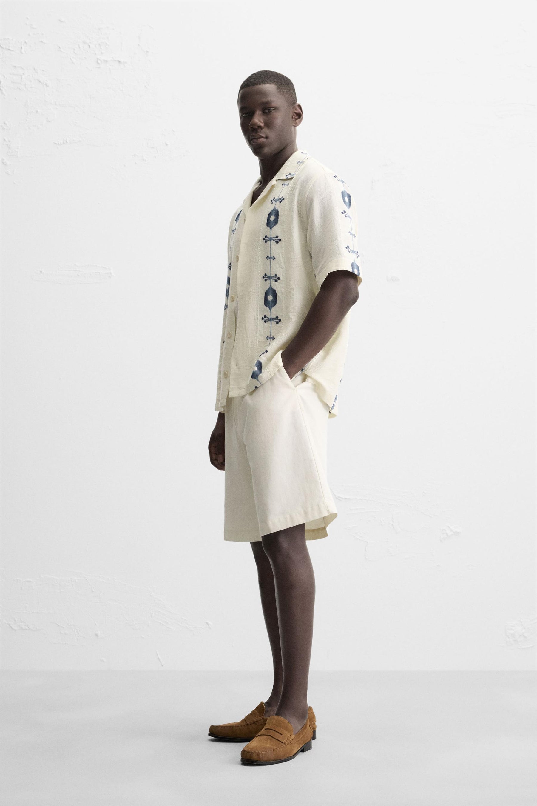 CONTRAST JACQUARD SHIRT - Image 4