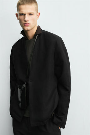 COTTON-LINEN SUIT BLAZER - Image 5