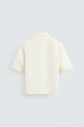 VISCOSE AND JUTE SHIRT - Image 8