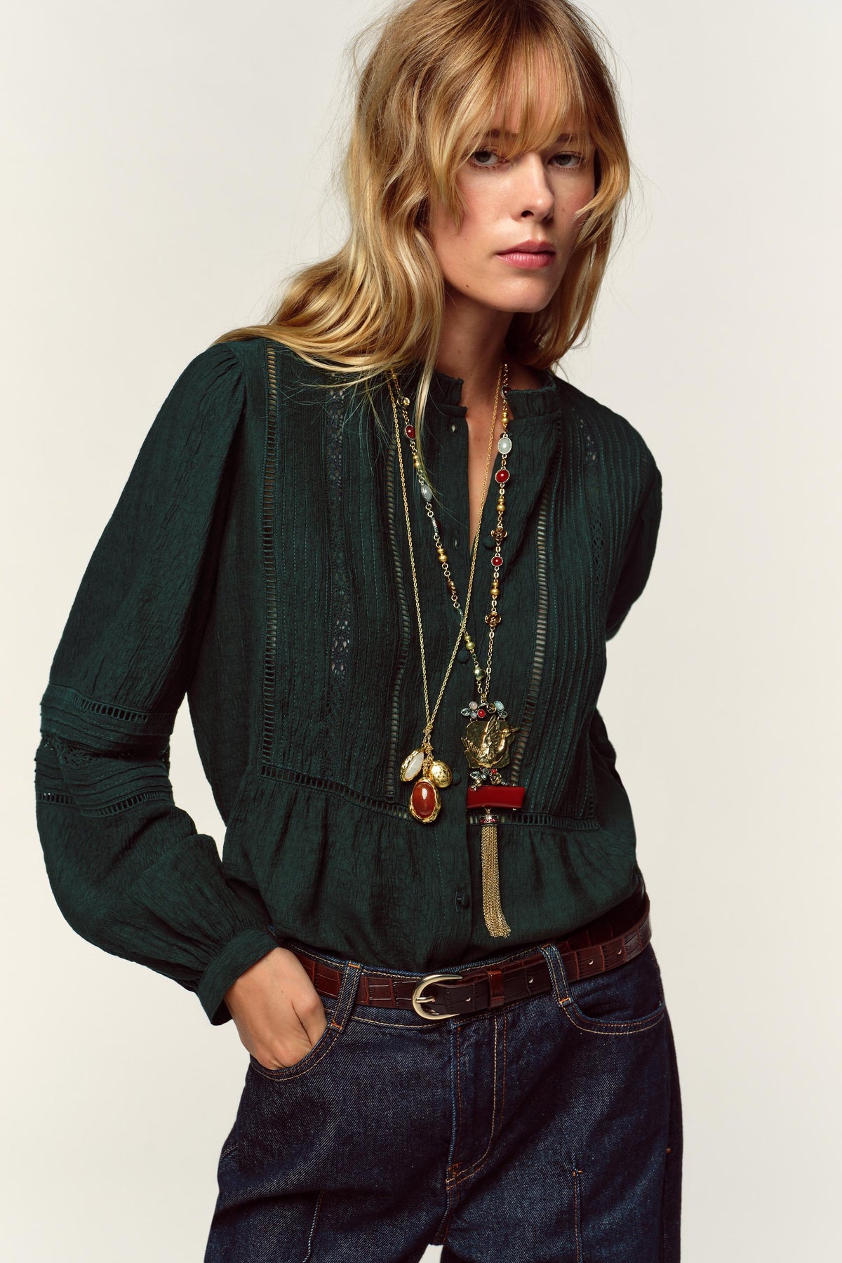 Lace Trim Shirt