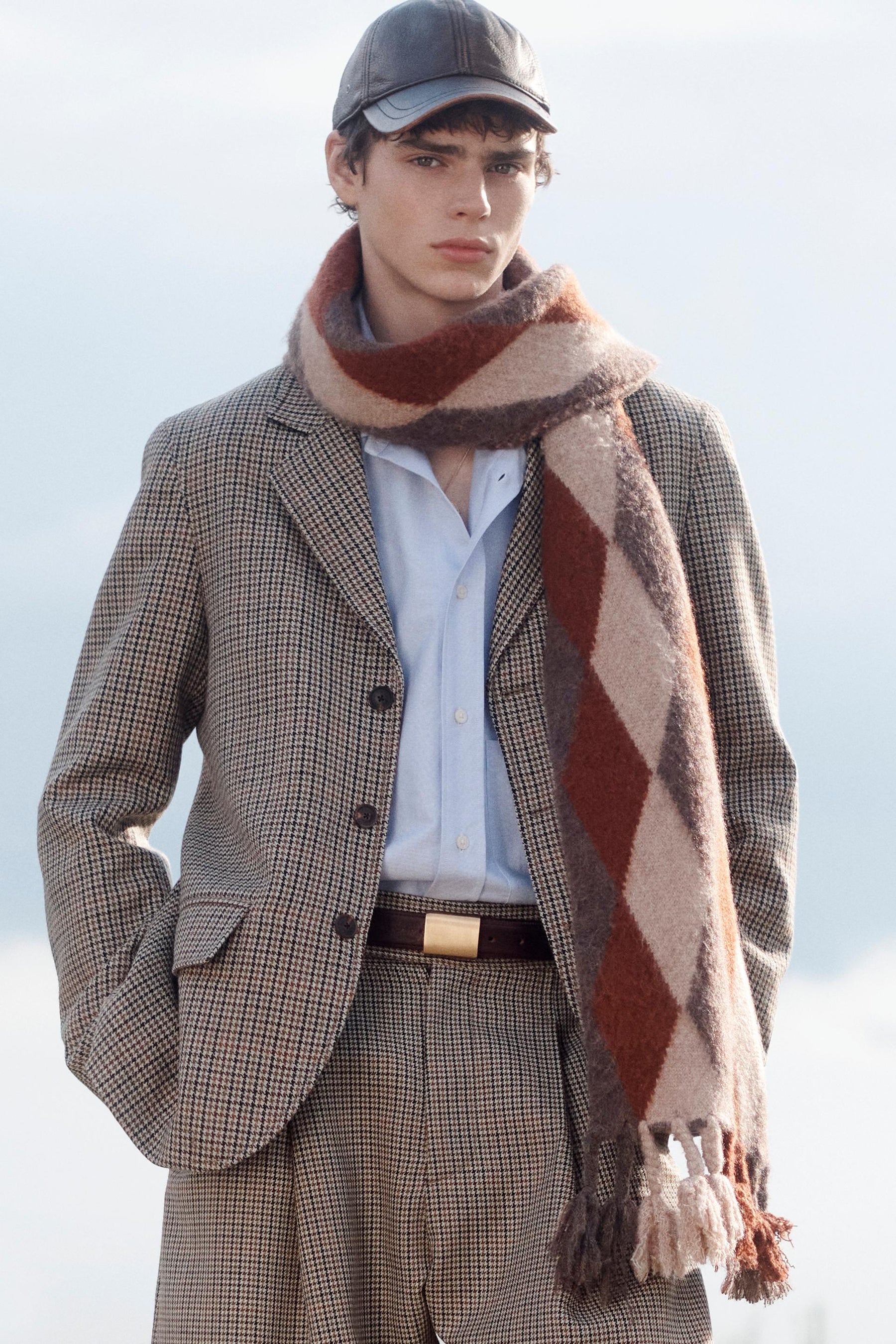 LIMITED EDITION WOOL CHECK SUIT BLAZER - Image 2