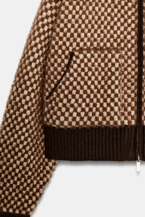 FAUX FUR BOMBER JACKET