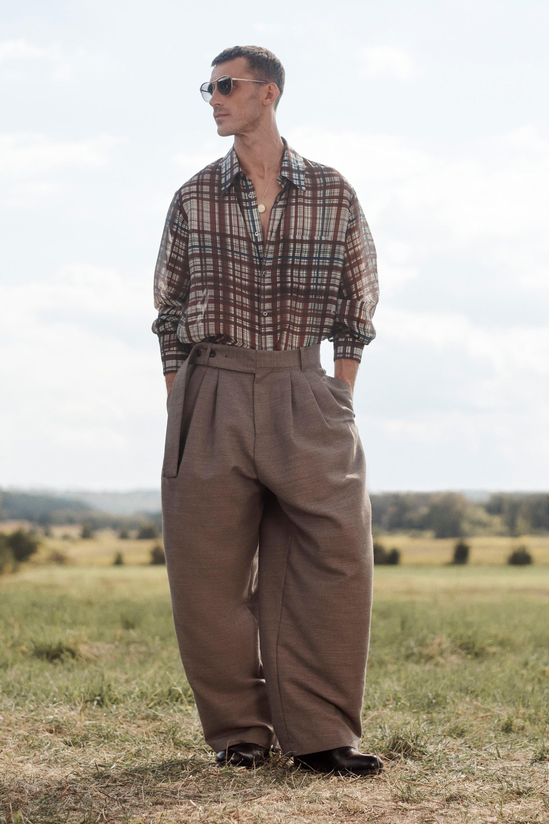 LIMITED EDITION FLOWING CHECK SHIRT - Image 1