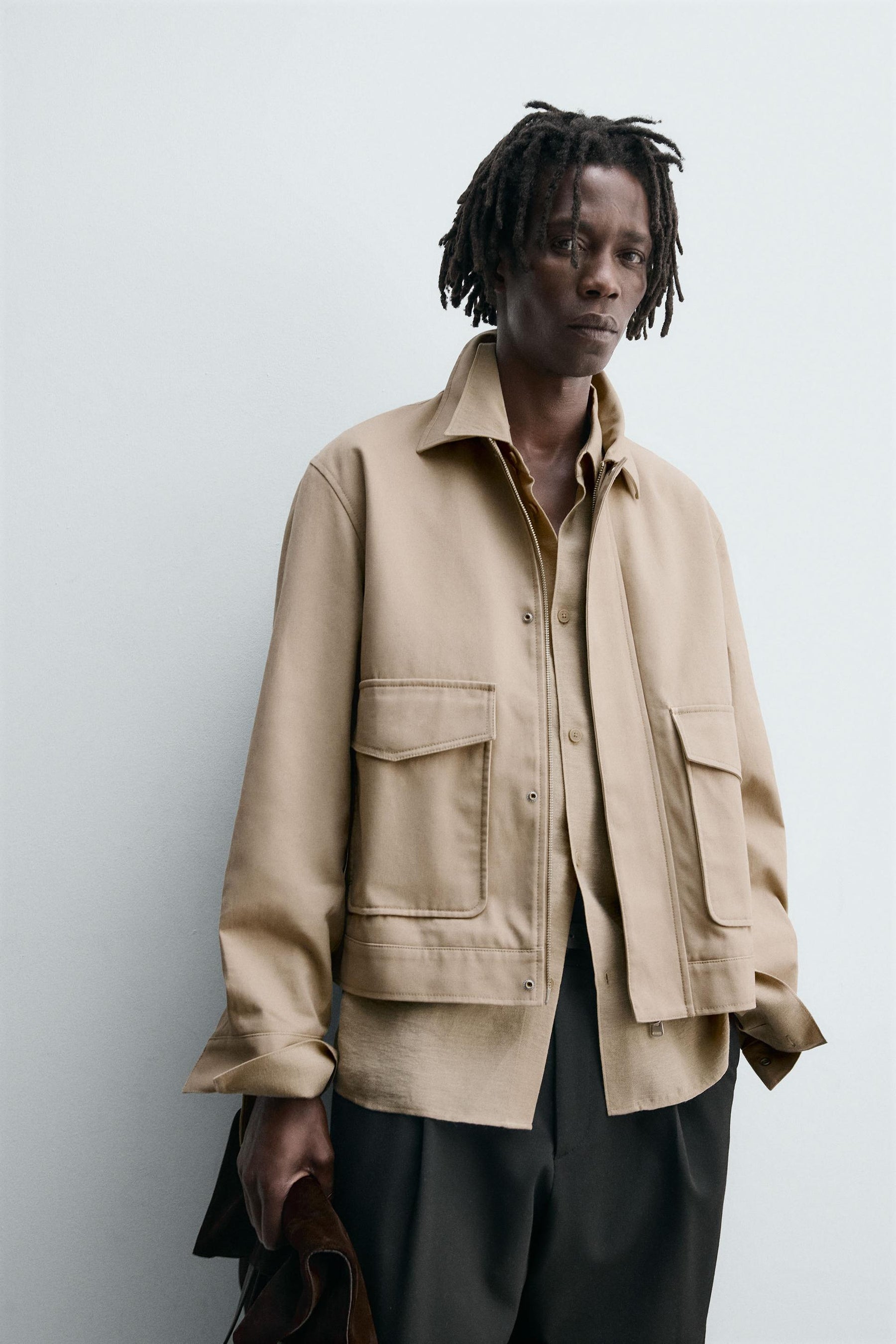 TWILL TEXTURED JACKET - Image 5