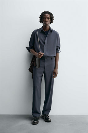 RELAXED FIT FLOWING TROUSERS - Image 1