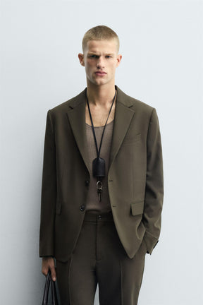SLIM FIT SUIT BLAZER - Image 2