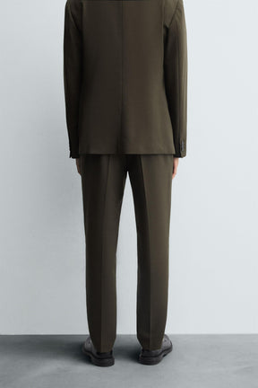 SLIM FIT SUIT TROUSERS - Image 3