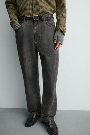 WAXED FINISH TROUSERS - Image 5