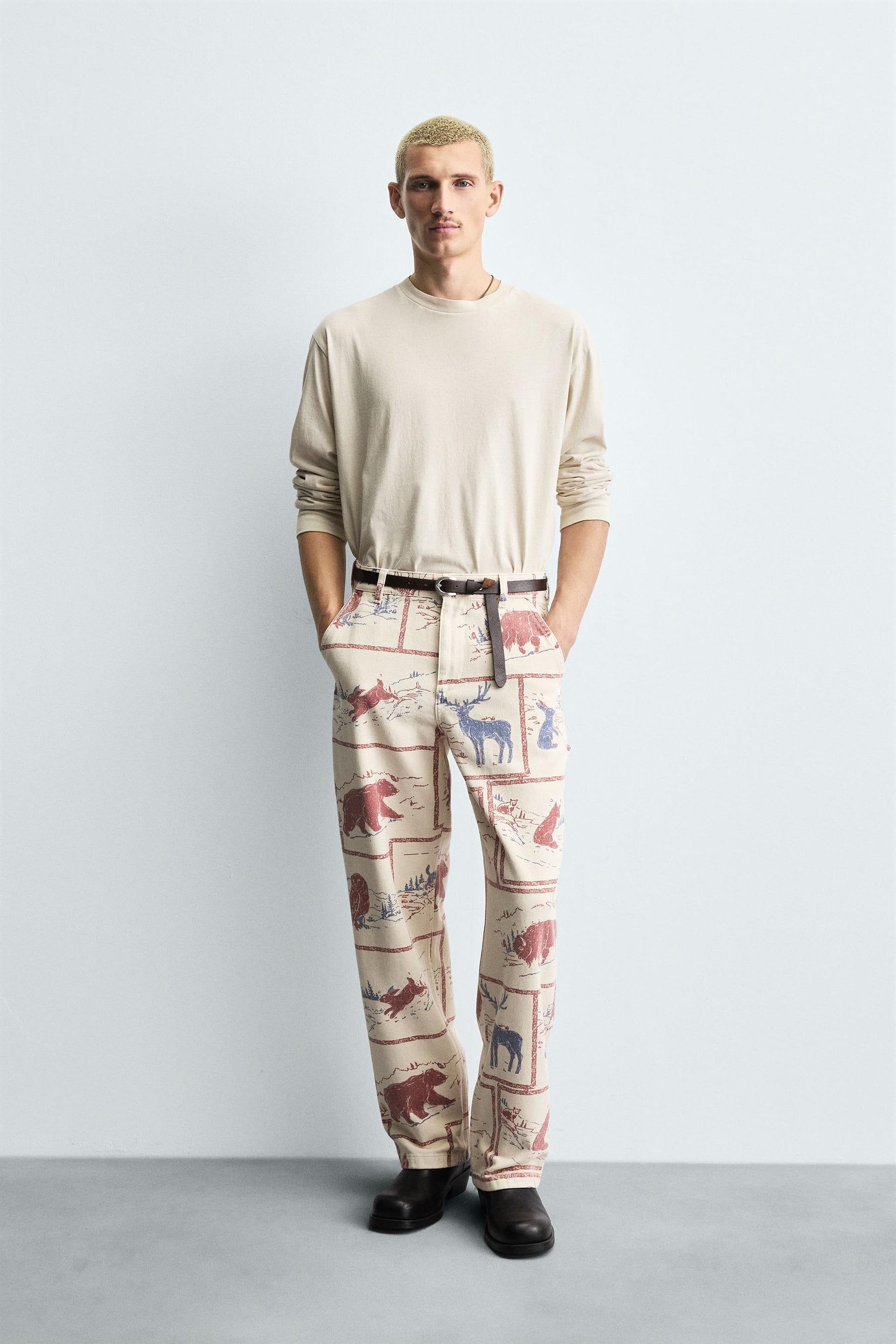 COMIC PRINT TROUSERS - Image 1