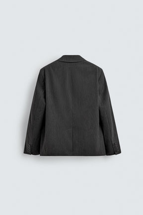 STRIPED OVERSIZED FIT BLAZER - Image 7