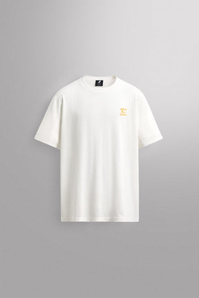 PRINTED LINEN - COTTON T-SHIRT - Image 4