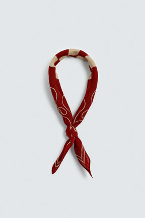 Contrast Print Bandana