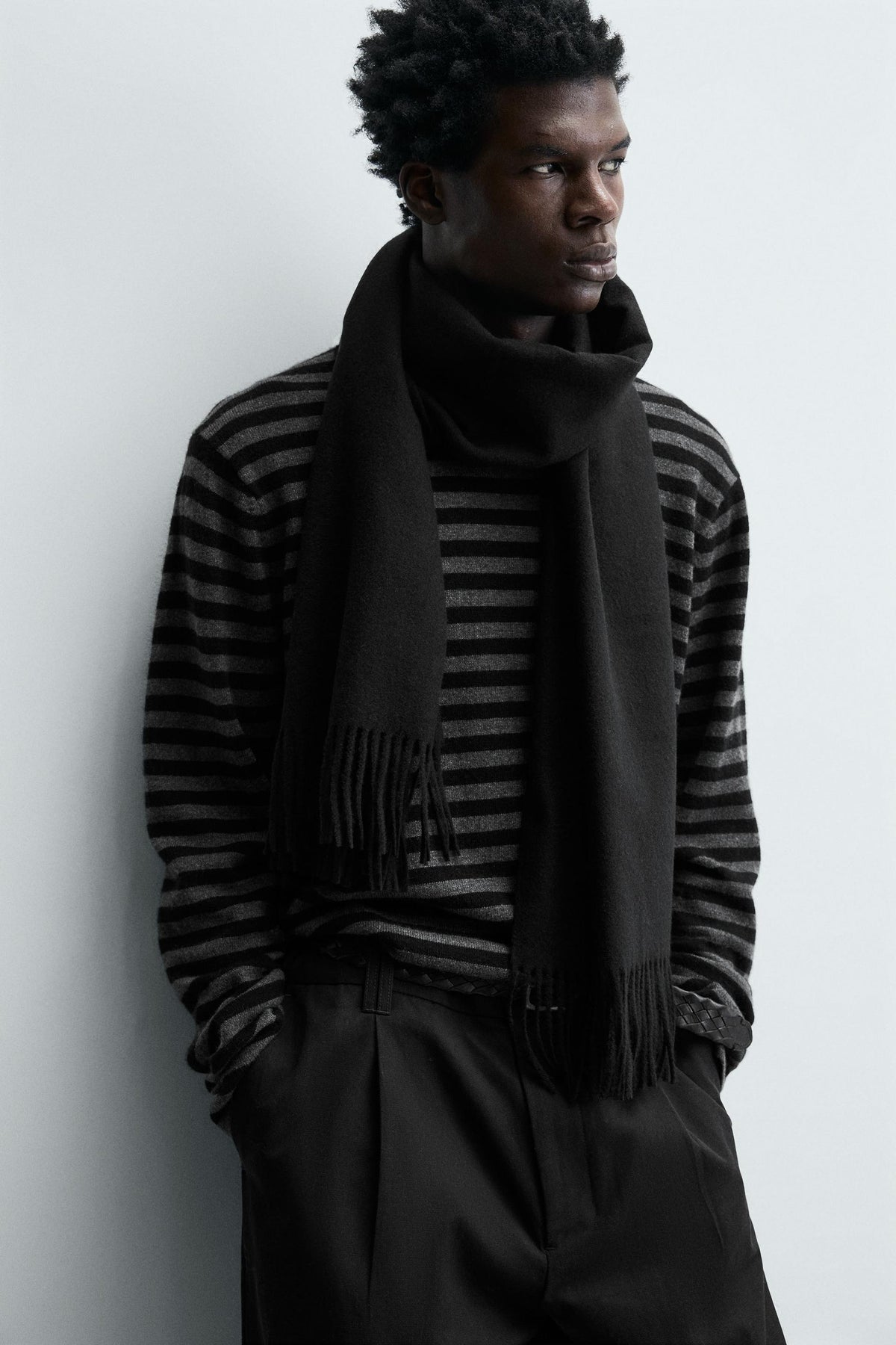 FRINGED SCARF - Image 2