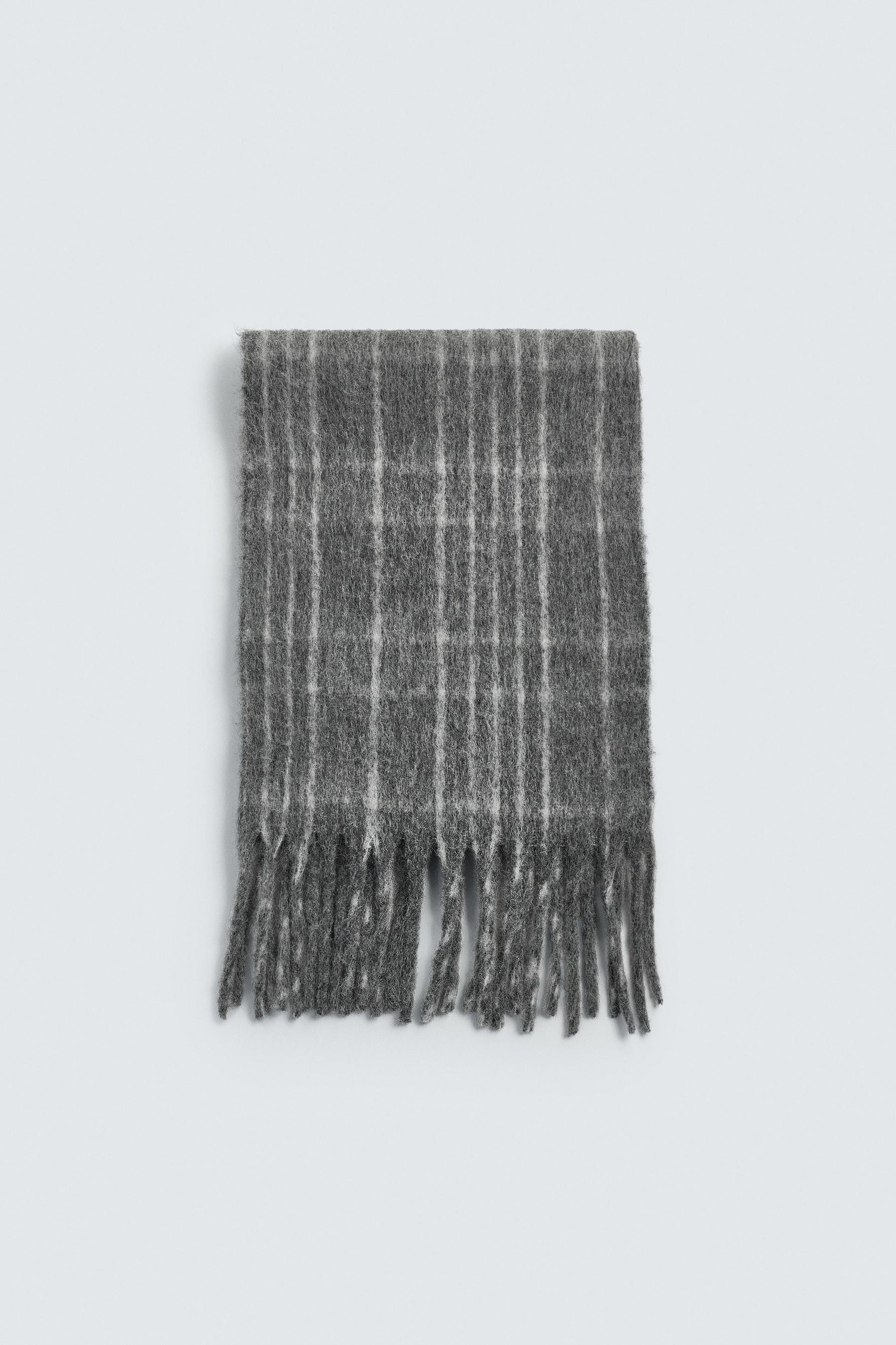 BRUSHED CHECK SCARF - Image 3