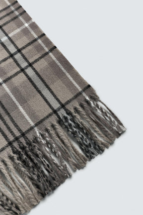 Plaid Scarf Combination