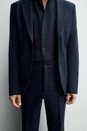 SLIM FIT SUIT TROUSERS - Image 5