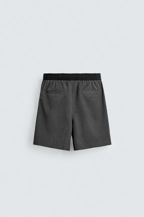 CONTRAST WAIST BERMUDA SHORTS - Image 7