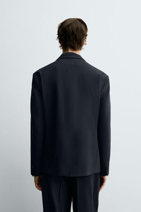 STRIPED SUIT DOUBLE-BREASTED BLAZER - Image 3