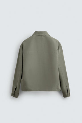 BOXY FIT OVERSHIRT WITH POCKETS - Image 7