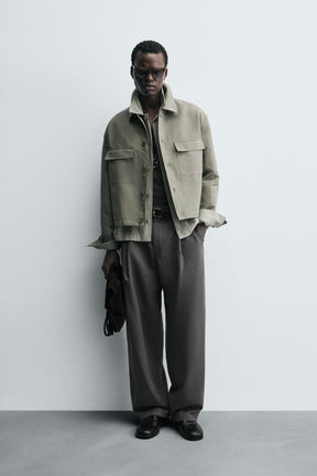 Boxy Pocket Overshirt