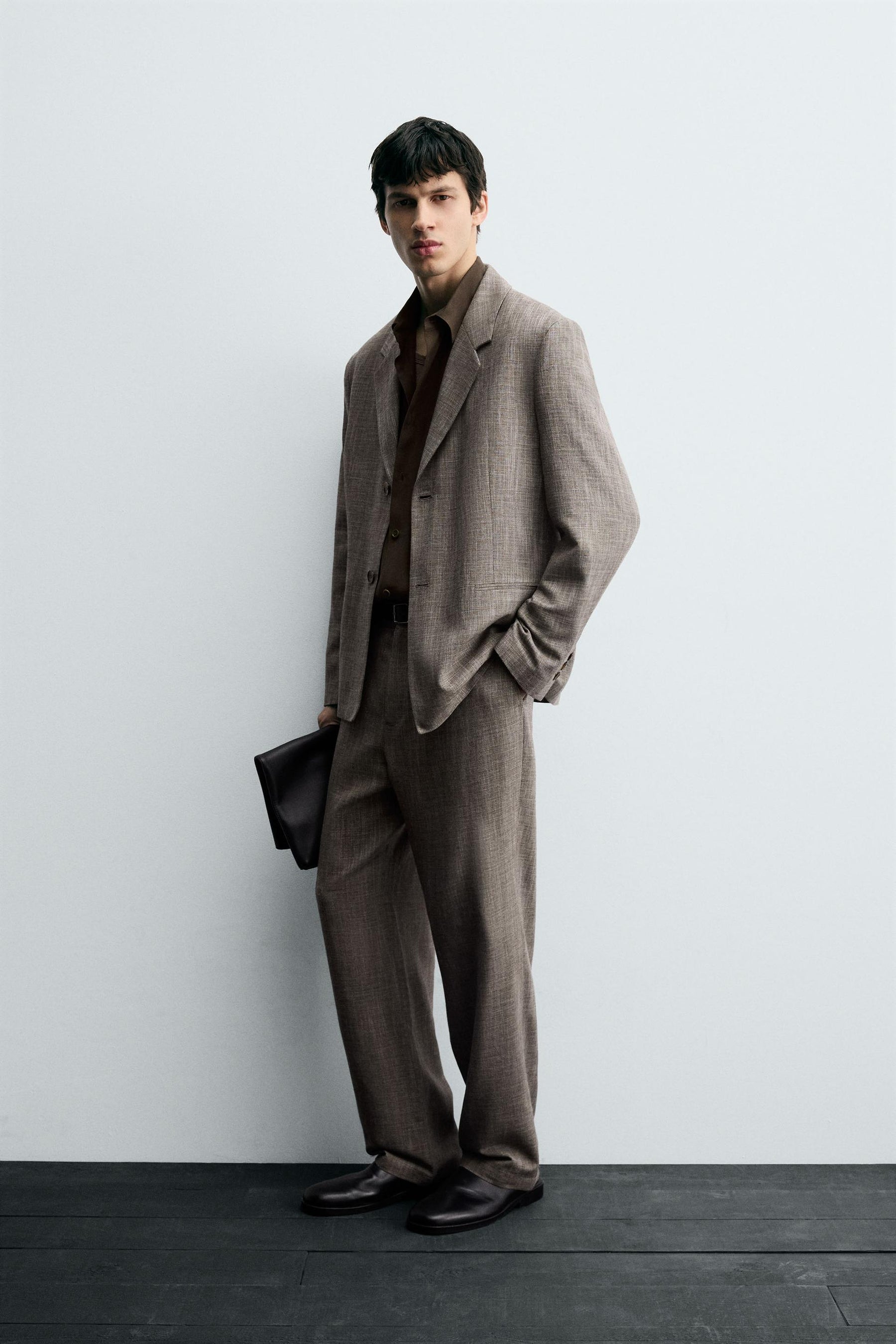 TEXTURED SUIT BLAZER - Image 4