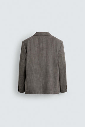 TEXTURED SUIT BLAZER - Image 9