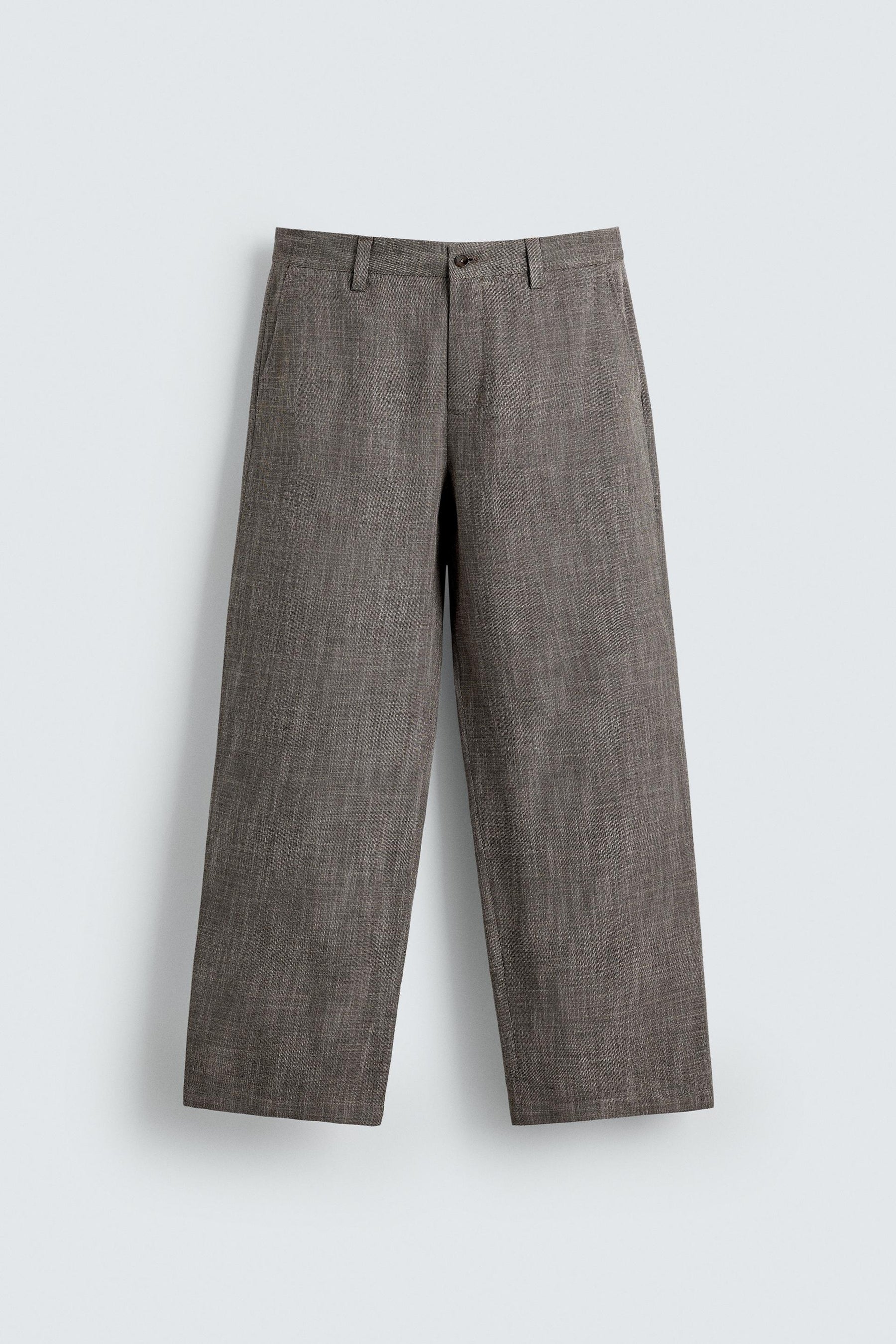 TEXTURED SUIT TROUSERS - Image 6