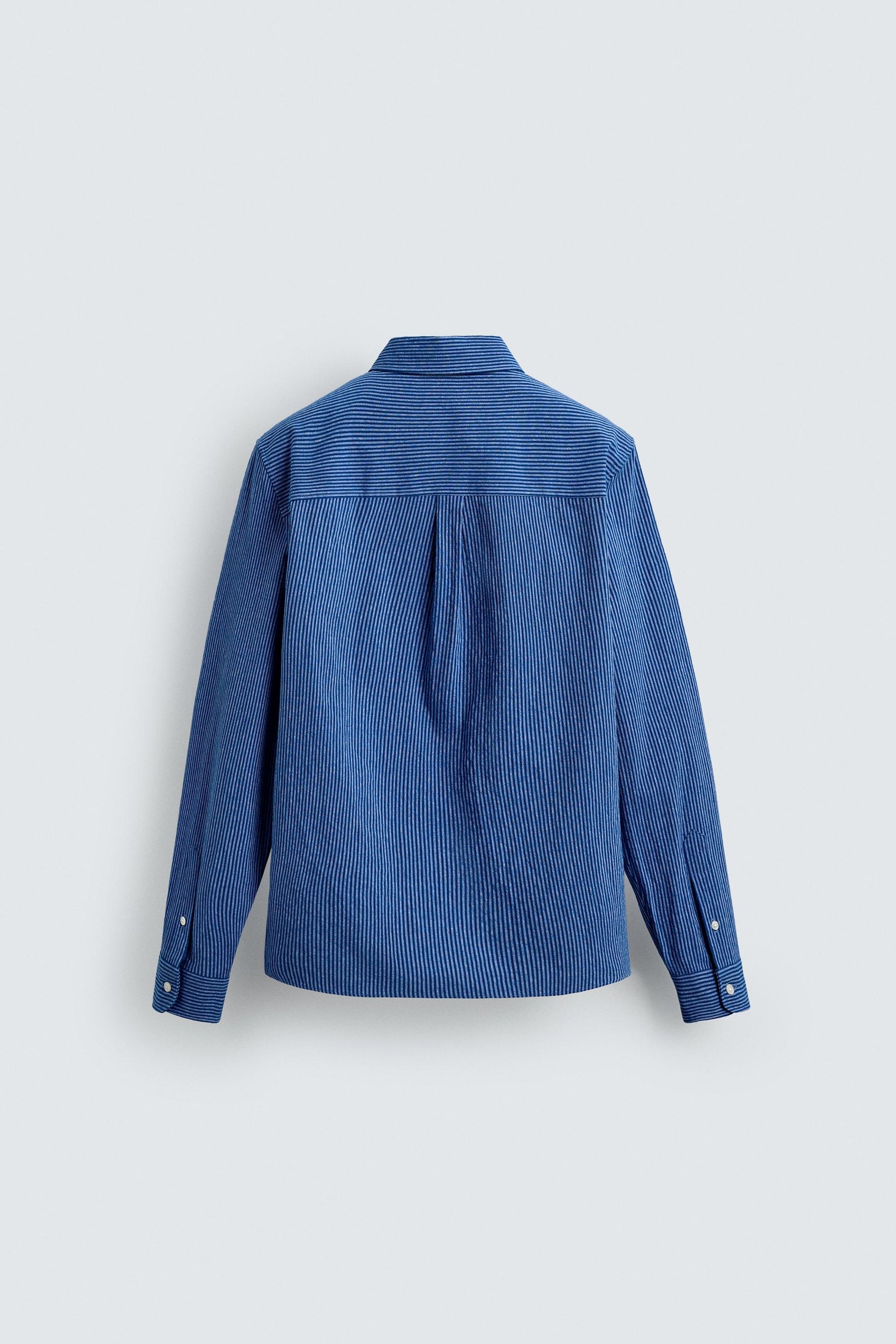 WASHED STRIPED SHIRT - Image 7