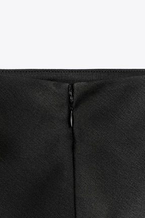 Satin lace skirt
