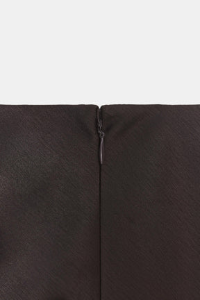 Satin Lace Skirt