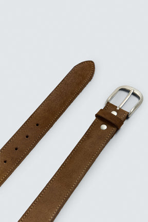 SPLIT SUEDE LEATHER BELT - Image 4