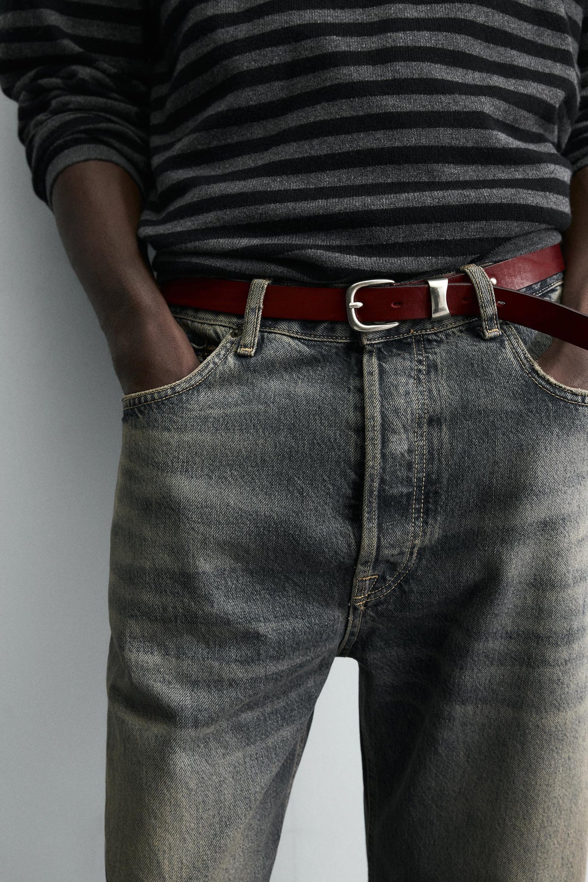 Vintage-Ledergürtel