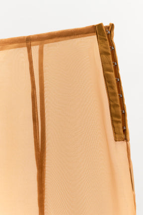ORGANZA MIDI SKIRT